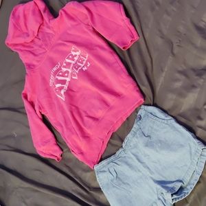 Tough skins sweater and shorts set